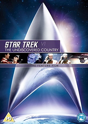 Star Trek VI: The Undiscovered Country DVD cover with spaceship and characters.
