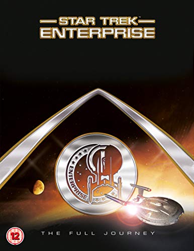Star Trek Enterprise DVD cover featuring the ship and insignia.