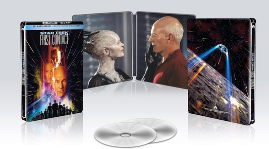 SteelBook Blu-ray case featuring Picard and the Borg from Star Trek: First Contact.