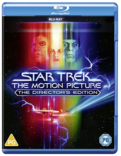 Star Trek: The Motion Picture" Director’s Edition Blu-ray case with character portraits.