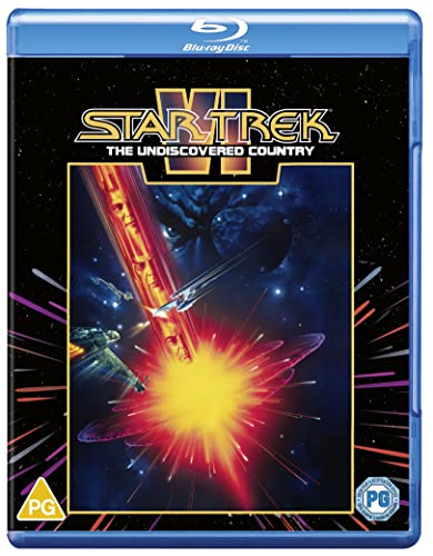 Star Trek VI" Blu-ray cover with spaceships and an explosion scene.