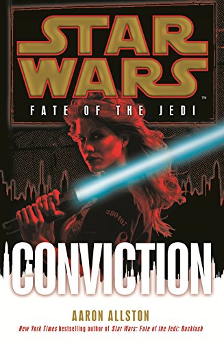 Star Wars book cover featuring a woman with a blue lightsaber.