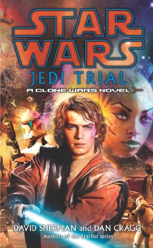 Book cover for "Star Wars Jedi Trial" featuring Anakin Skywalker and Ahsoka Tano.