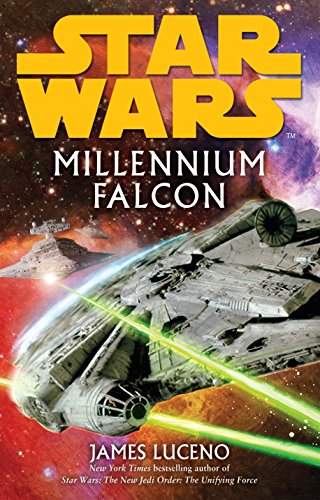 Book cover featuring the Millennium Falcon spaceship in space battle.