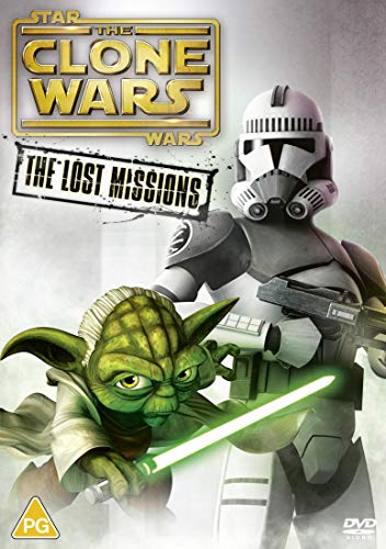 DVD cover art featuring Yoda with a lightsaber and a clone trooper.