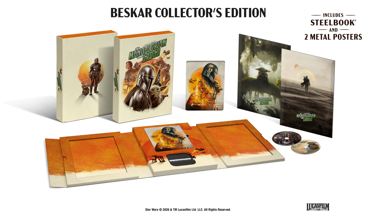 Beskar Collector’s Edition Blu-ray set featuring The Mandalorian and Grogu.