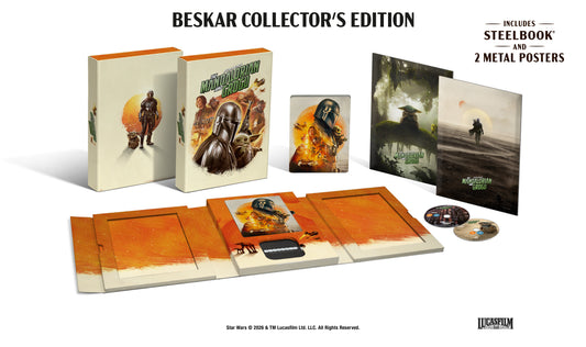 Beskar Collector’s Edition Blu-ray set featuring The Mandalorian and Grogu.