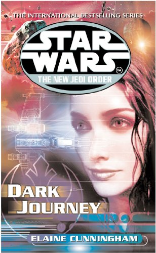Star Wars book cover: a woman’s face with a spaceship and grid background.