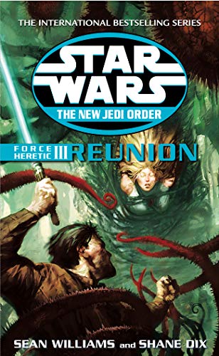 Star Wars book cover featuring characters with lightsabers and alien foliage.