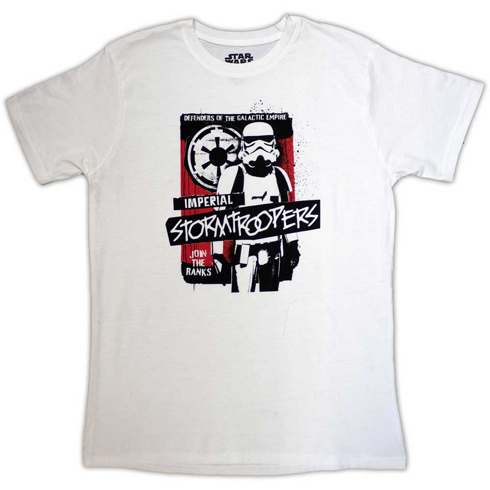 Medium, navy blue Star Wars t-shirt with a "Defenders" graphic design.