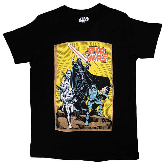 Black t-shirt featuring Darth Vader giving orders in a command scene.