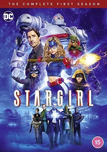 “Stargirl” DVD cover featuring the superhero and supporting characters.