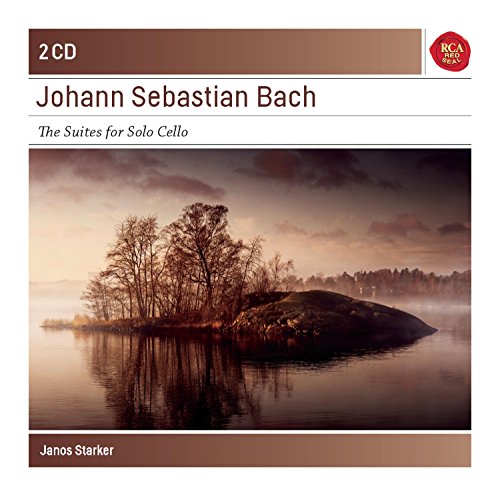 CD cover for Janos Starker performing Bach’s Suites for Solo Cello.