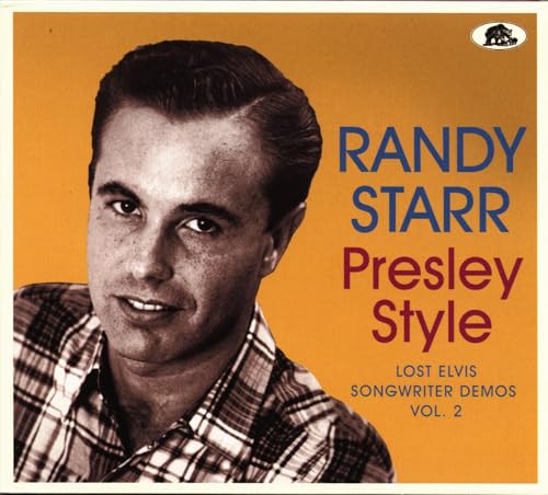 CD cover featuring a portrait of Randy Starr in Presley Style.