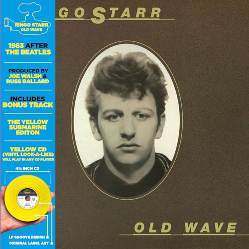 Ringo Starr “Old Wave” CD cover with a portrait and vinyl CD image.