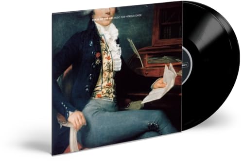 Vinyl record with album cover depicting a man in 18th-century attire.