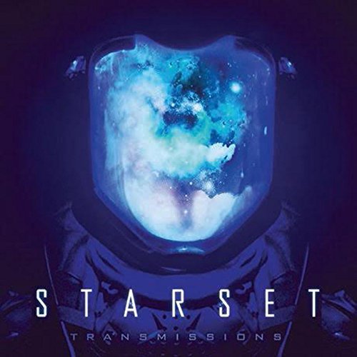 Album cover: astronaut helmet filled with swirling blue and white nebula.