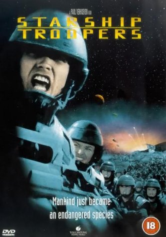 DVD cover art showing soldiers in helmets against a space battle background.