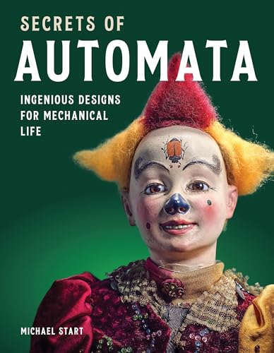 Book cover featuring a vintage mechanical doll with a beetle on its face.