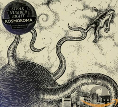 Black and white CD cover with tentacled creature and astronaut.