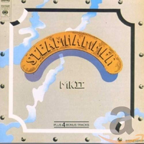 CD cover for Steamhammer - Mk II, with abstract blue and brown design.