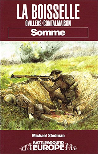 Book cover depicting a World War I soldier in a trench, La Boiselle.