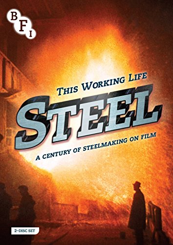 DVD cover for "Steel," a documentary about steelmaking history.