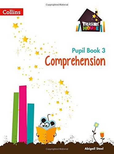 Comprehension Year 3 Pupil Book" cover with cartoon character reading.