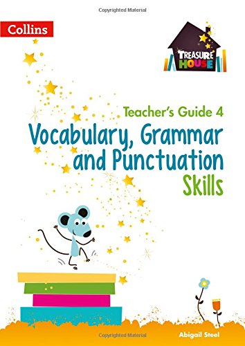 Teacher’s guide cover for vocabulary, grammar, and punctuation skills.