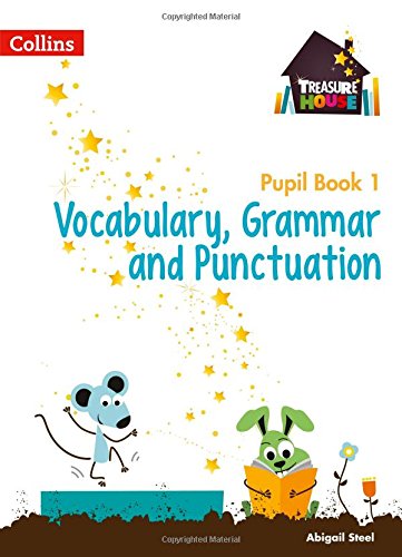 Collins Treasure House Year 1 Pupil Book cover with cartoon animals.
