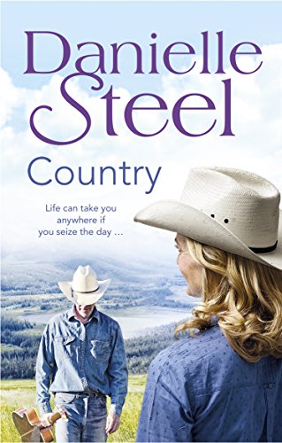 Book cover for Country by Danielle Steel showing a man and woman in cowboy hats.
