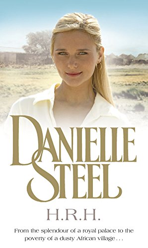 Book cover: woman in white shirt, African landscape background, "H.R.H." title.