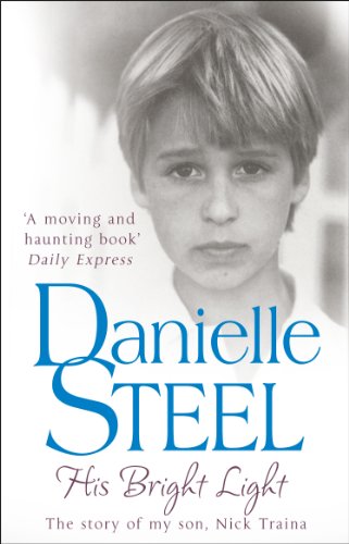 Book cover for His Bright Light featuring a black and white portrait of a boy.