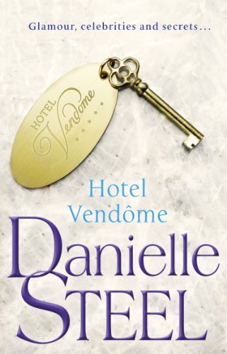 Book cover for “Hotel Vendome” by Danielle Steel, featuring a gold key.