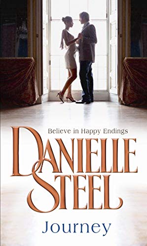 Book cover: couple dancing in a bright room, Danielle Steel's "Journey.