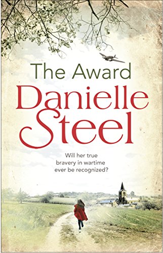 Book cover: "The Award" by Danielle Steel, featuring a woman walking away.