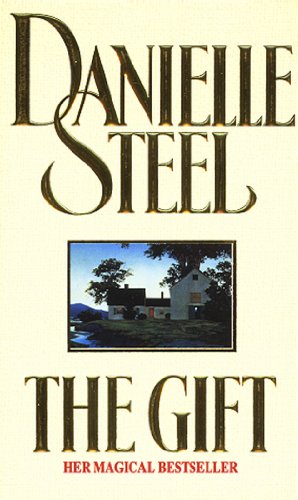 Book cover for Danielle Steel’s “The Gift” with a house illustration.