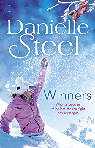 Book cover: woman skiing in snow, titled "Winners" by Danielle Steel.