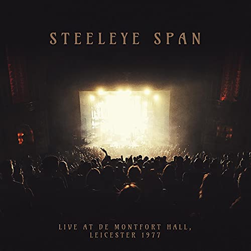 Steeleye Span live album cover: concert stage with audience in darkness.
