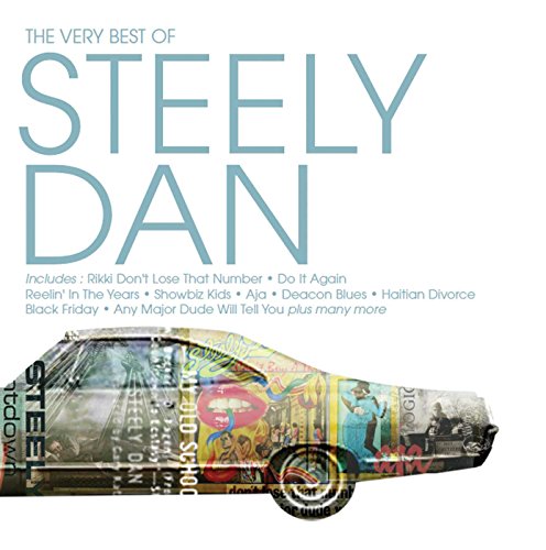 Steely Dan CD cover with band name in large text and car illustration.