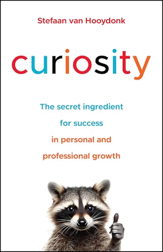 Book cover with colorful title text and a raccoon giving a thumbs-up.