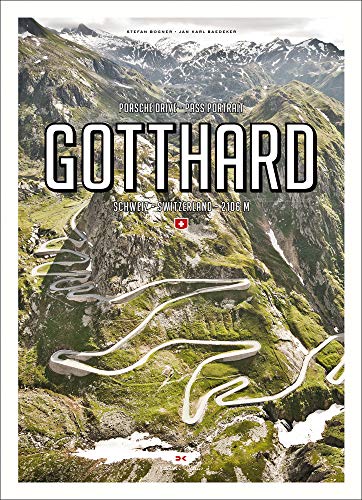 Book cover showing a winding mountain road in the Swiss Alps with snow-capped peaks.