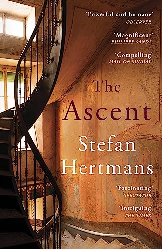 Book cover: "The Ascent" by Stefan Hertmans, featuring a winding staircase.