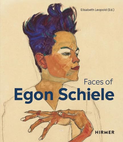 Egon Schiele book cover featuring a distorted self-portrait in warm tones.