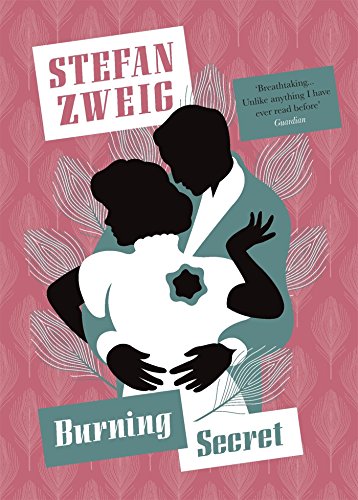 Book cover: silhouettes of embracing couple, red and teal design.