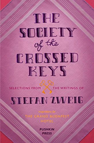 Pink book cover with bold title, crossed keys graphic, and author Stefan Zweig.