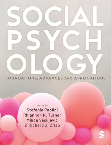 Book cover for "Social Psychology" with pink balloon cluster detail.