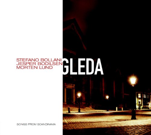 Album cover for “Gleda” by Bollani/Bodilsen/Lund, featuring a street scene.