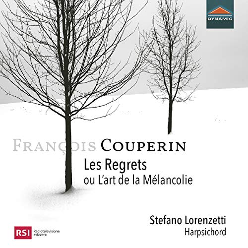 CD cover with stark winter trees and text: Couperin, Lorenzetti.