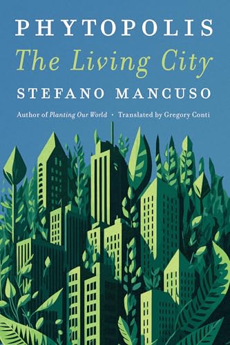 Book cover: green cityscape blending buildings with lush foliage.